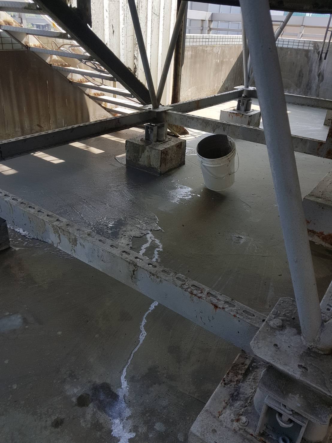 新竹止漏工程-機台基座周邊止漏