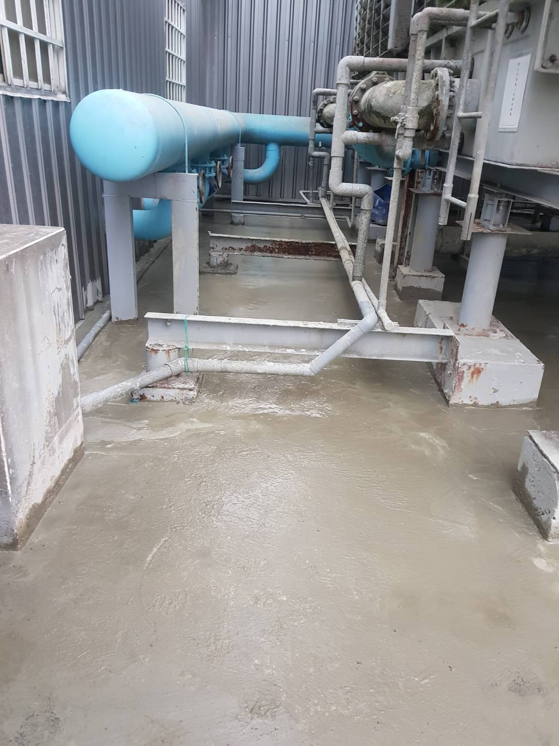 桃園屋頂防水-屋頂機房地坪找平與防水